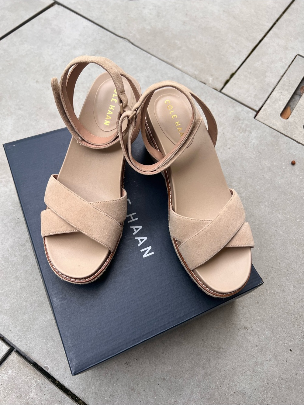 Cole Haan CF Espadrille Wedge size 8 new